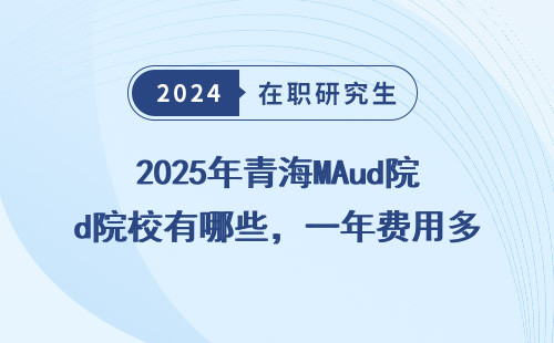 2025年青海MAud院校有哪些，一年费用多少？